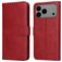 Mobigear Wallet iPhone 18 Pro Max Étui Portefeuille - Rouge