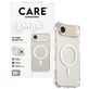 CARE by PanzerGlass Fashionable Coque Transparente iPhone Air MagSafe Coque arrière en Silicone - Transparent