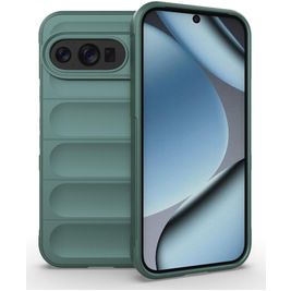 Mobigear Bumpy Coque Google Pixel 10 Coque arrière en TPU Souple - Vert