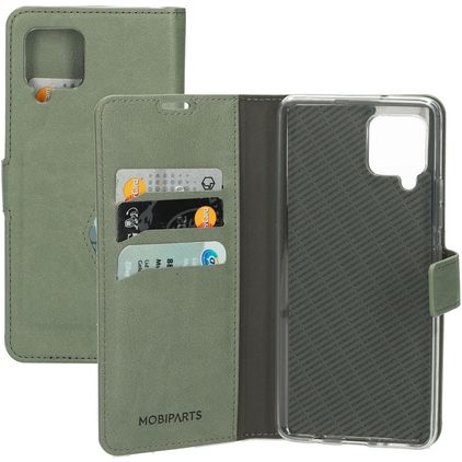 Mobiparts Classic Wallet Samsung Galaxy A42 Étui Portefeuille - Stone Green