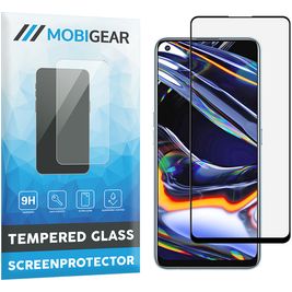 Mobigear Premium Realme 7 Pro Verre trempé Protection d'écran - Compatible Coque - Noir
