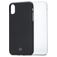 Mobilize Gelly Coque iPhone XS Coque arrière en TPU Souple - Noir