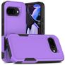 Mobigear Heavy Armor Coque Google Pixel 9a Coque arrière Rigide Anti-Chocs - Violet