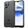 Mobigear Rugged Shield Coque Realme C35 Coque arrière en TPU Souple Anti-Chocs - Noir