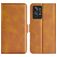 Mobigear Slim Magnet Housse Realme GT2 Pro Etui Porte-Monnaie - Cognac