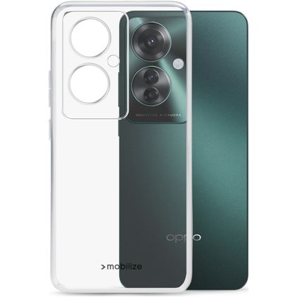 Mobilize Gelly Coque Transparente OPPO A12 Coque arrière en TPU Souple - Transparent