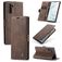 CaseMe 013 Samsung Galaxy Note 10 Étui Portefeuille - Marron