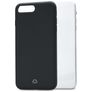 Mobilize Solid Coque iPhone 7 Plus Coque arrière en Silicone - Noir