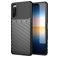 Mobigear Groove Coque Sony Xperia 10 III Coque arrière en TPU Souple - Noir