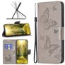 Mobigear Butterfly Housse Nokia G11 Etui Porte-Monnaie - Gris