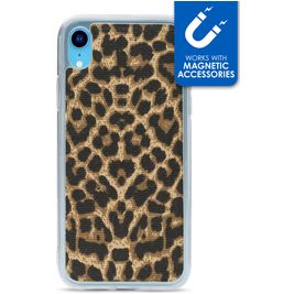 My Style Magneta Coque iPhone XR Coque arrière en TPU Souple - Leopard