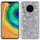 Mobigear Glitter Coque Huawei Mate 30 Coque arrière Rigide - Argent