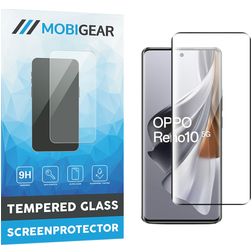 Mobigear Premium OPPO Reno 10 Verre trempé Protection d'écran - Compatible coque - Noir