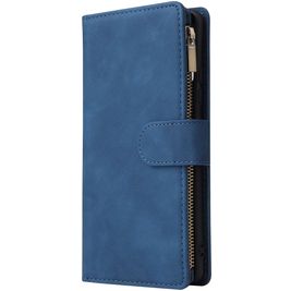 Mobigear Zipper Housse Samsung Galaxy S10 Lite Etui Porte-Monnaie - Bleu Mobigear Zipper Housse Samsung Galaxy S10 Lite Etui Porte-Monnaie - Bleu