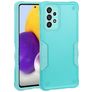 Mobigear Non-slip Armor Coque Samsung Galaxy A73 Coque arrière Rigide Anti-Chocs - Turquoise