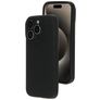 Mobiparts Coque iPhone 15 Pro MagSafe Coque arrière en Silicone - Noir