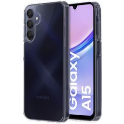 Mobiparts Classic Coque Transparente Samsung Galaxy A15 Coque arrière Rigide - Transparent