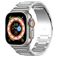 Mobigear Perth Bracelet Titane pour Apple Watch Fermeture boucle déployante - 49/46/45/44 mm - Argent