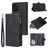 Mobigear Zipper Housse iPhone 12 Pro Max Etui Porte-Monnaie - Noir