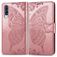 Mobigear Butterfly Samsung Galaxy A70 Étui Portefeuille - Rose doré