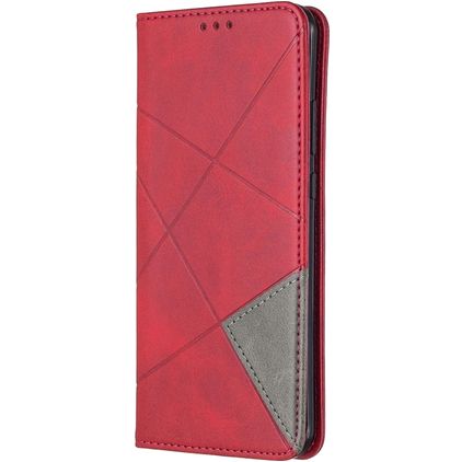 Mobigear Rhombus Slim Housse Huawei P40 Pro Etui - Rouge