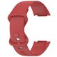 Mobigear Sport Dual Bracelet Silicone Fitbit Charge 5 Fermeture à clou et passant - Rouge