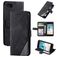 Mobigear Rhombus Housse iPhone SE (2022) Etui Porte-Monnaie - Noir