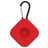 Mobigear Square Key Coque Apple AirTag Porte-clés en Silicone Souple - Rouge