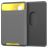 Mobigear Pocket - Porte Cartes en en Silicone - 2 Cartes - Compatible MagSafe - Gris