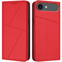 Mobigear Frosted Flip iPhone Air Étui Portefeuille - Rouge