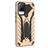 Mobigear Armor Stand Coque Vivo V21 Coque arrière Rigide Anti-Chocs avec Support Amovible - Or