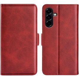 Mobigear Slim Magnet Housse Samsung Galaxy A57 Etui Porte-Monnaie - Rouge