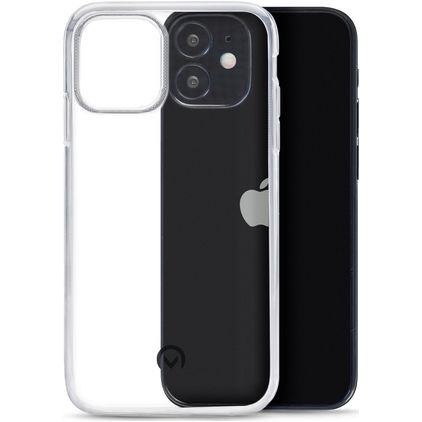 Mobilize Gelly Coque Transparente iPhone 12 Mini Coque arrière en TPU Souple - Transparent