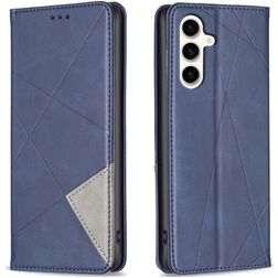 Mobigear Rhombus Slim Samsung Galaxy S23 FE Étui - Bleu