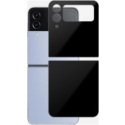 Mobigear Premium Samsung Galaxy Z Flip 4 Verre trempé Protection arrière - Compatible Coque - Noir