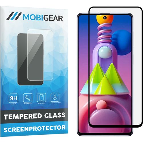 Mobigear Premium Samsung Galaxy M51 Verre trempé Protection d'écran - Compatible coque - Noir