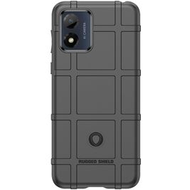 Mobigear Rugged Shield Coque Motorola Moto E13 Coque arrière en TPU Souple Anti-Chocs - Noir