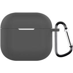 Mobigear Colors Coque Apple AirPods 4 Coque en Silicone Souple - Gris
