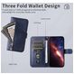 Mobigear Zipper Housse iPhone 17 Pro Max Etui Porte-Monnaie - Bleu