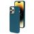 Mobiparts Coque iPhone 14 Pro Max Coque arrière en Silicone - Blueberry Blue