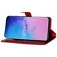 Mobigear Zipper Housse Samsung Galaxy S20 Ultra Etui Porte-Monnaie - Rouge