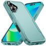 Mobigear Heavy Armor Coque iPhone 16 Coque arrière Rigide Anti-Chocs - Vert