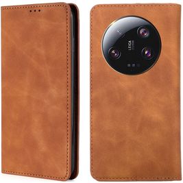 Mobigear Retro Slim Housse Xiaomi 13 Ultra Etui Porte-Monnaie - Marron