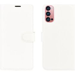 Mobigear Classic Housse OPPO Reno 4 Pro 5G Etui Porte-Monnaie - Blanc