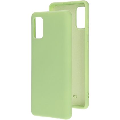 Mobiparts Samsung Galaxy A41 Silicone Coque arrière - Pistache Green