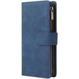 Mobigear Zipper Housse Samsung Galaxy A71 Etui Porte-Monnaie - Bleu Mobigear Zipper Housse Samsung Galaxy A71 Etui Porte-Monnaie - Bleu