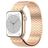Mobigear London Bracelet Acier pour Apple Watch Fermeture magnétique - 49/46/45/44 mm - Rose doré