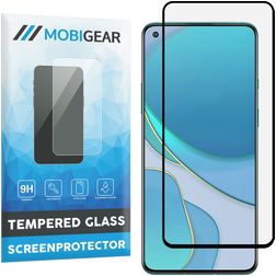 Mobigear Premium OnePlus 8T Verre trempé Protection d'écran - Compatible Coque - Noir