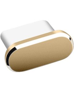 Mobigear Essentials Bouchon Anti-poussière en Aluminium - USB-C - Or (Lot de 2)
