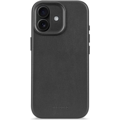 Decoded Coque iPhone 17 Coque arrière en Cuir Véritable Anti-Chocs - Noir